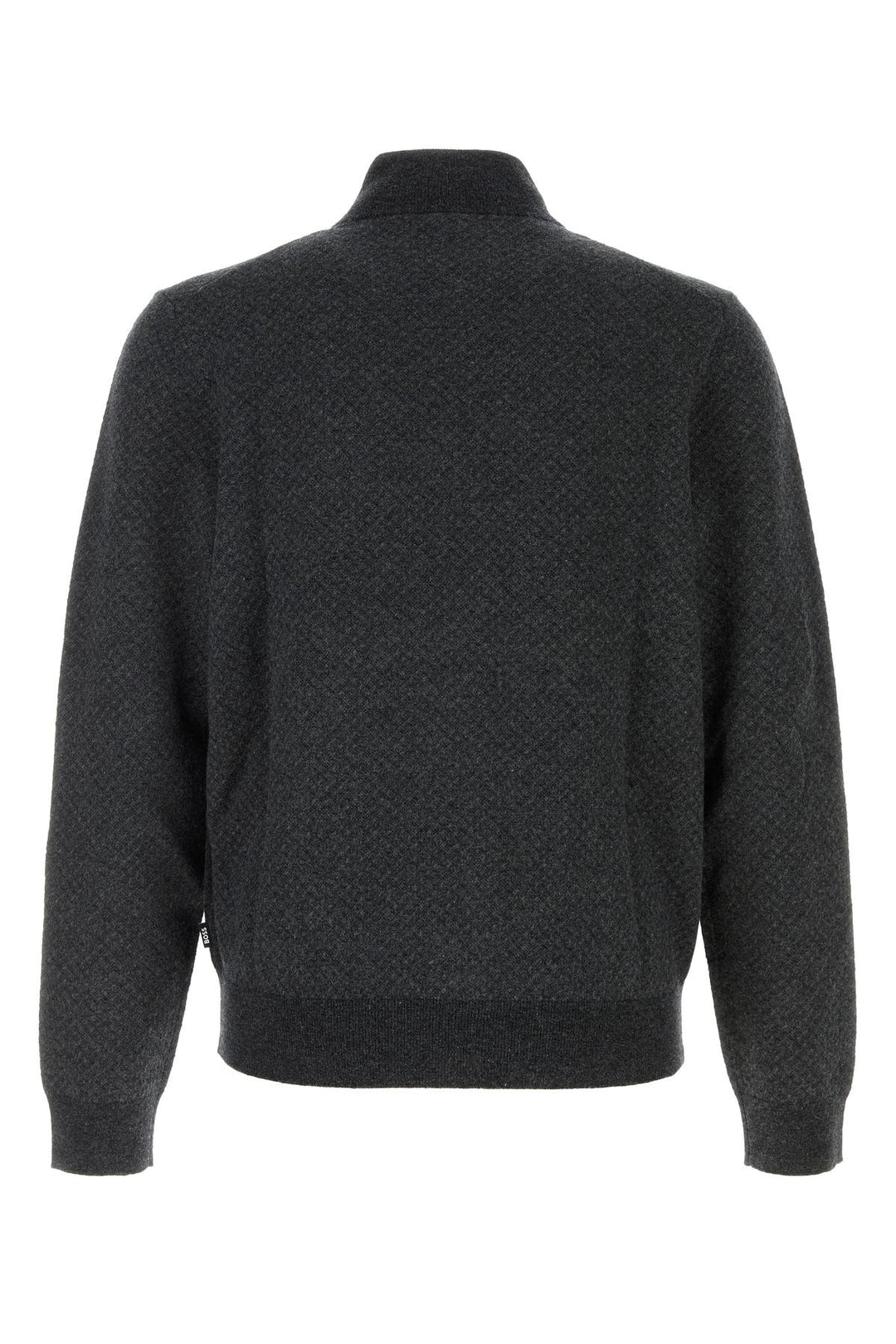 Charcoal wool blend Eltorno cardigan