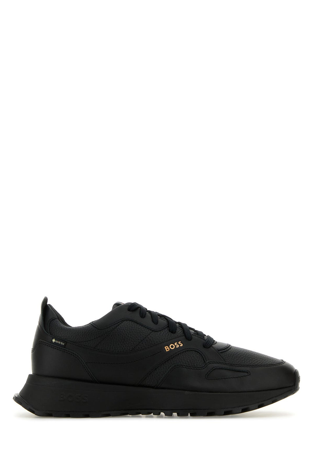 Black synthetic leather Jonah Runner sneakers
