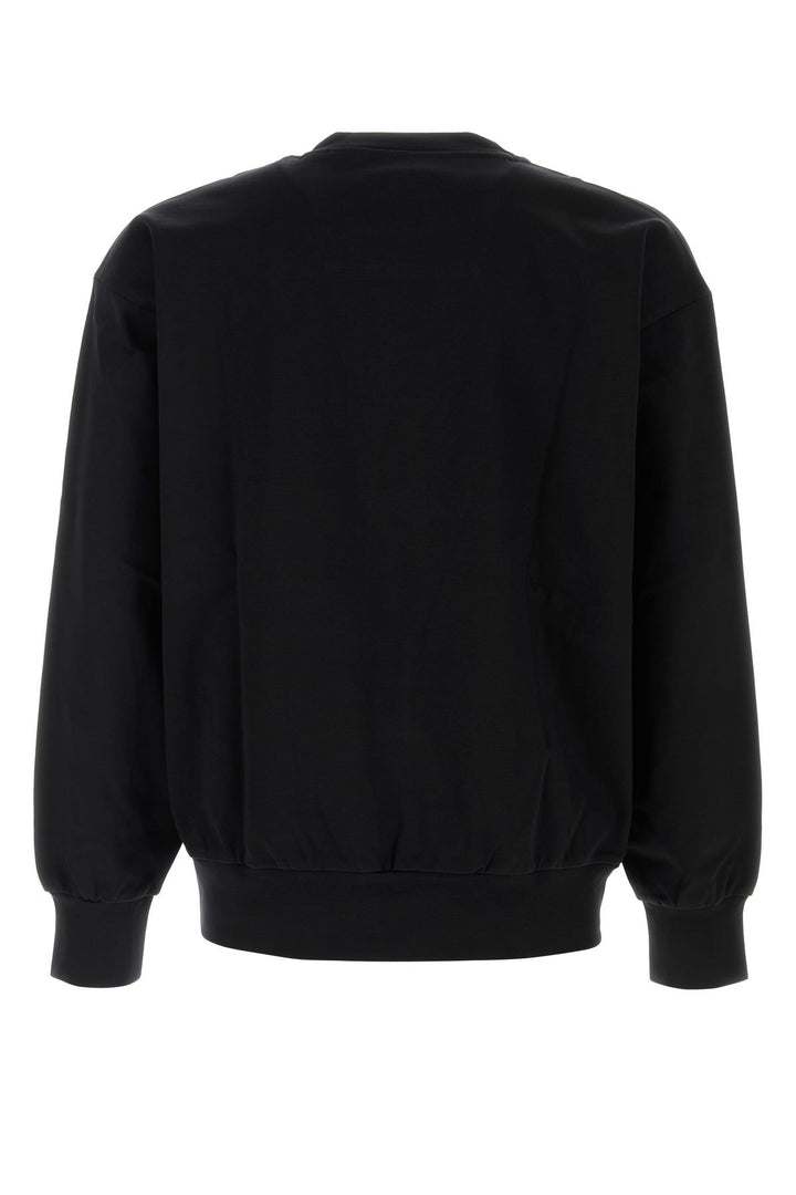 Black cotton sweatshirt