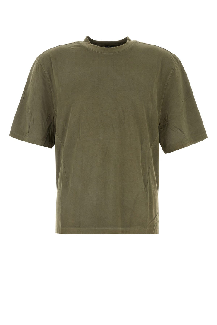 Army green cotton t-shirt