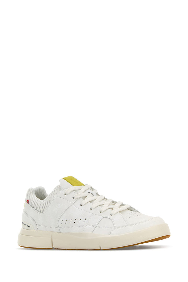 White synthetic leather and fabric The Roger Clubhouse sneakers