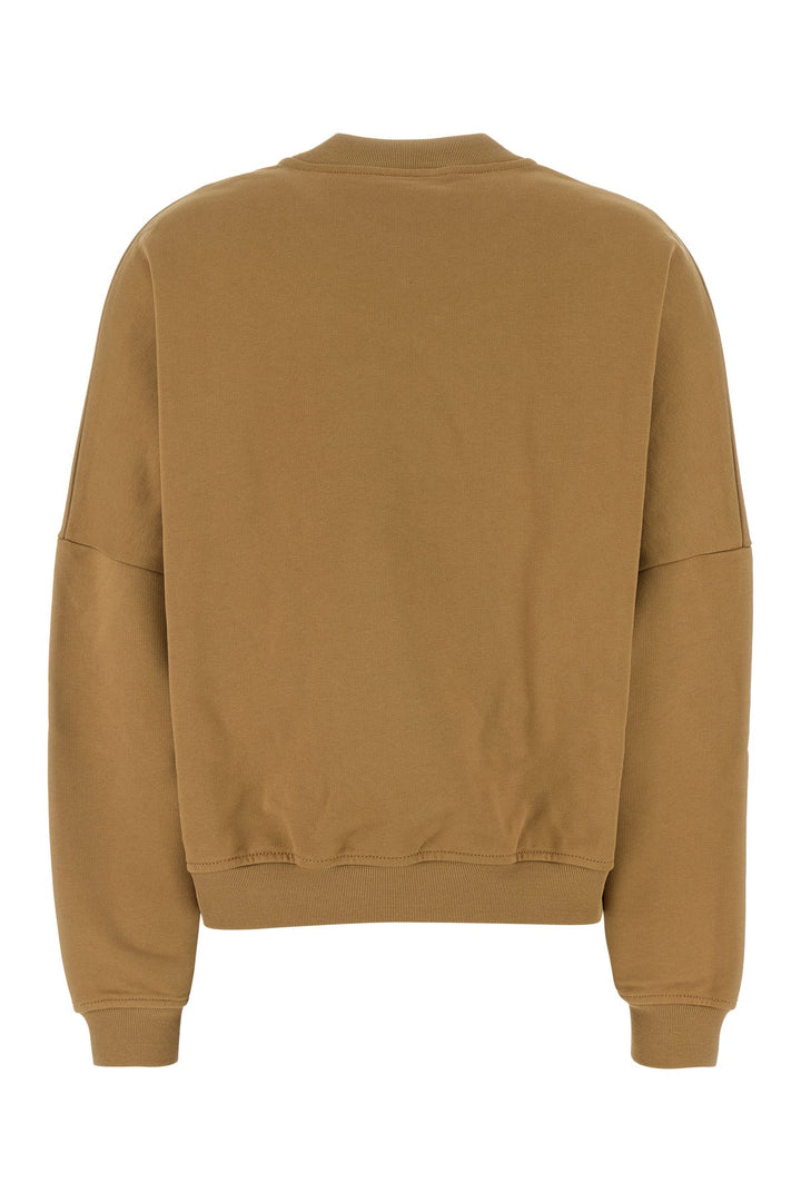 Biscuit cotton oversize sweatshirt