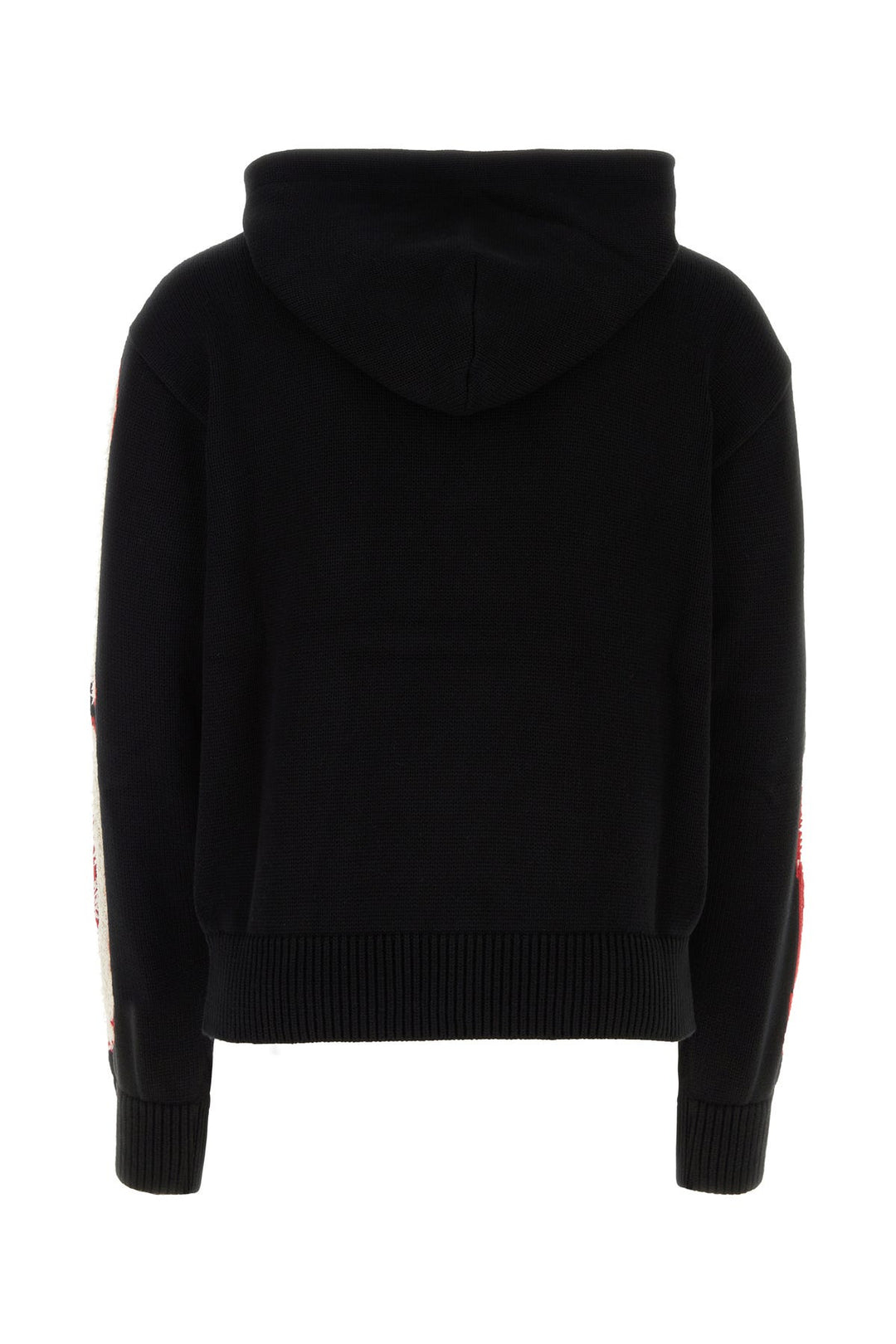 Black cotton blend sweatshirt