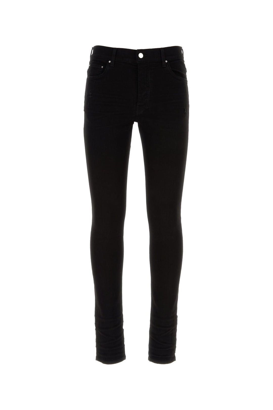 Black stretch denim jeans