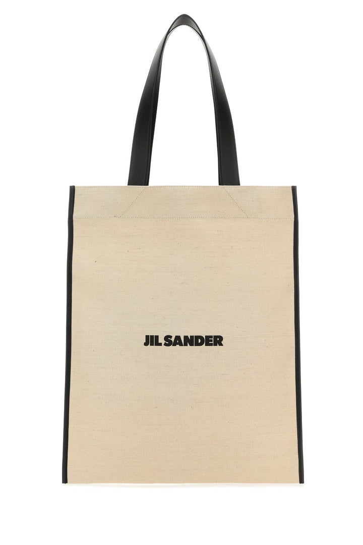 Sand canvas shopping bag