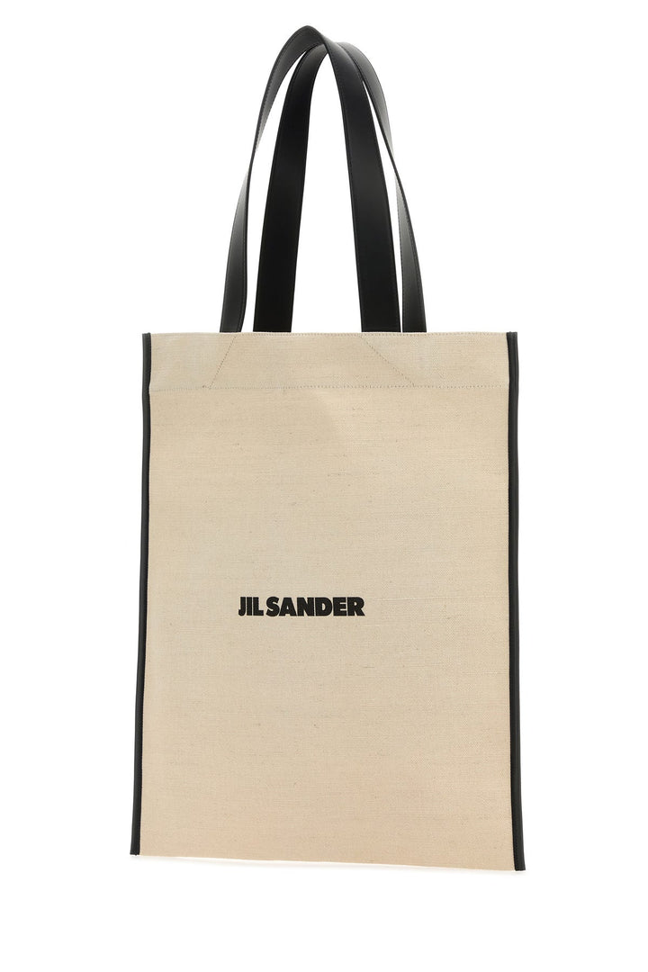 Sand canvas shopping bag