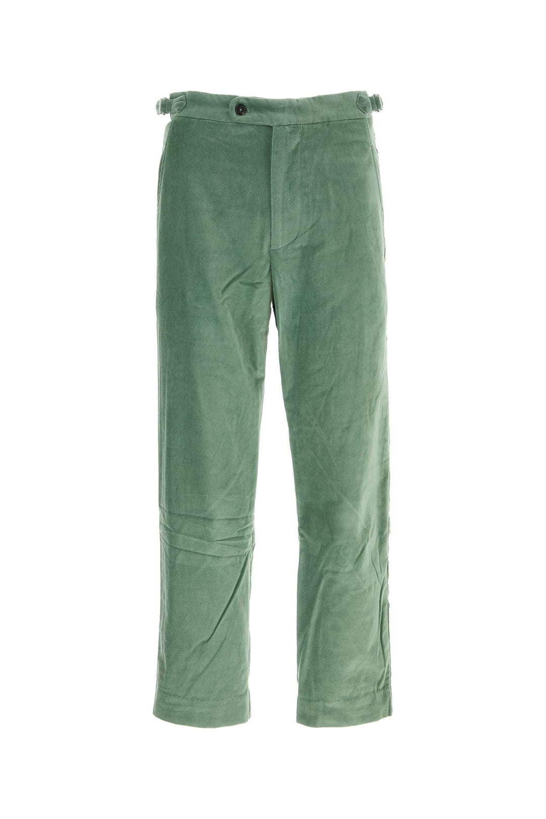 Green velvet pant
