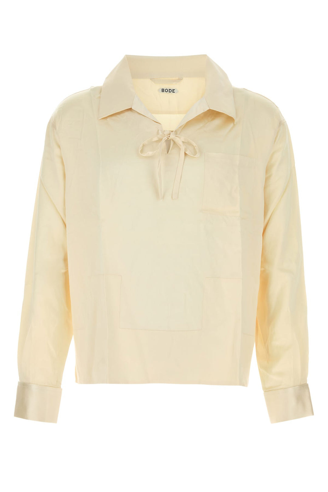 Cream satin Maze blouse