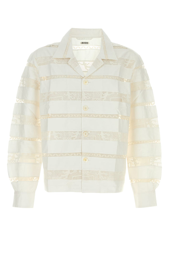 White poplin shirt