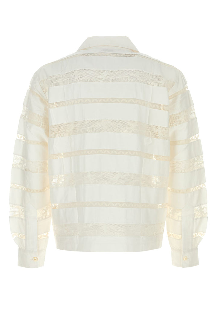 White poplin shirt