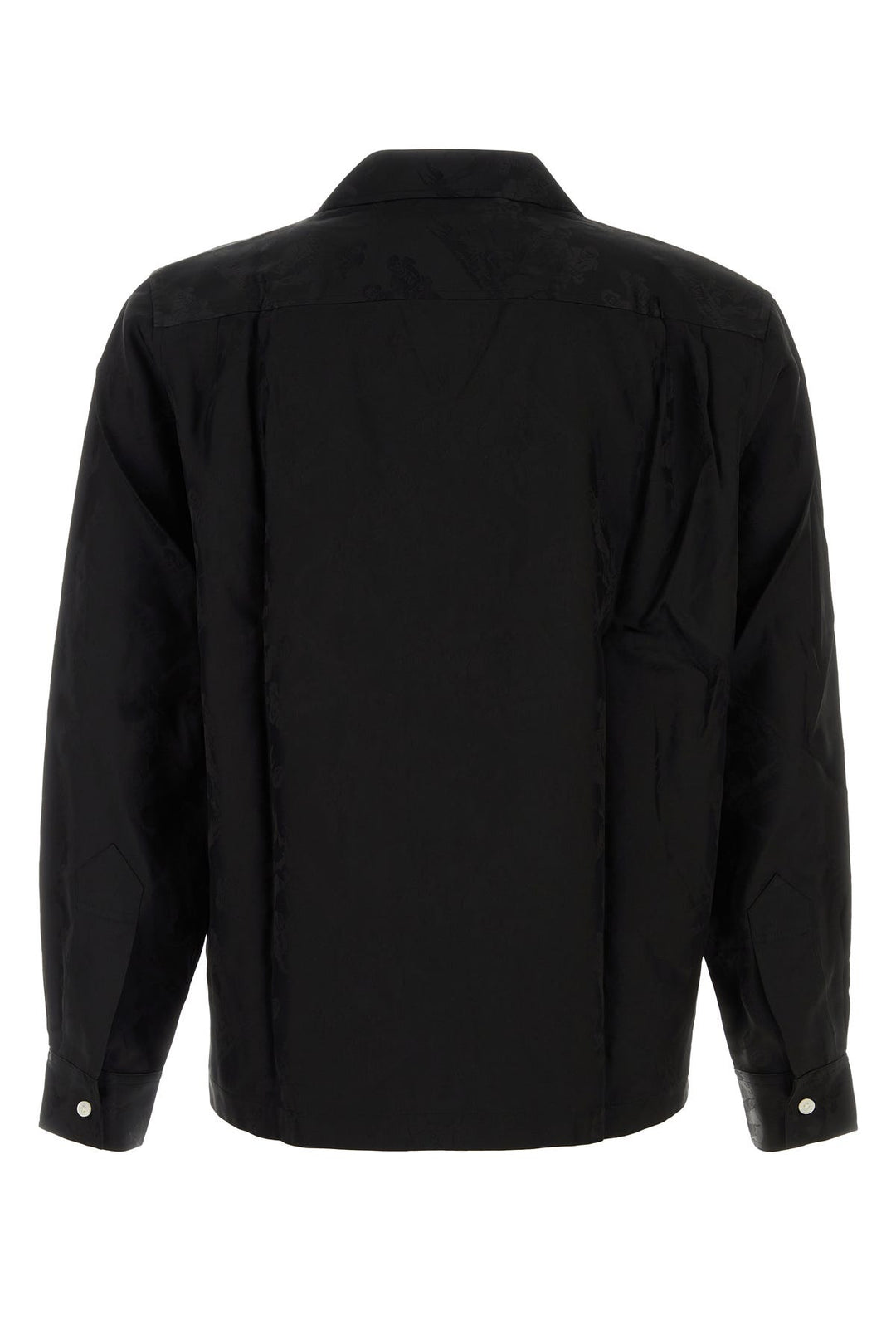 Black jacquard Football shirt