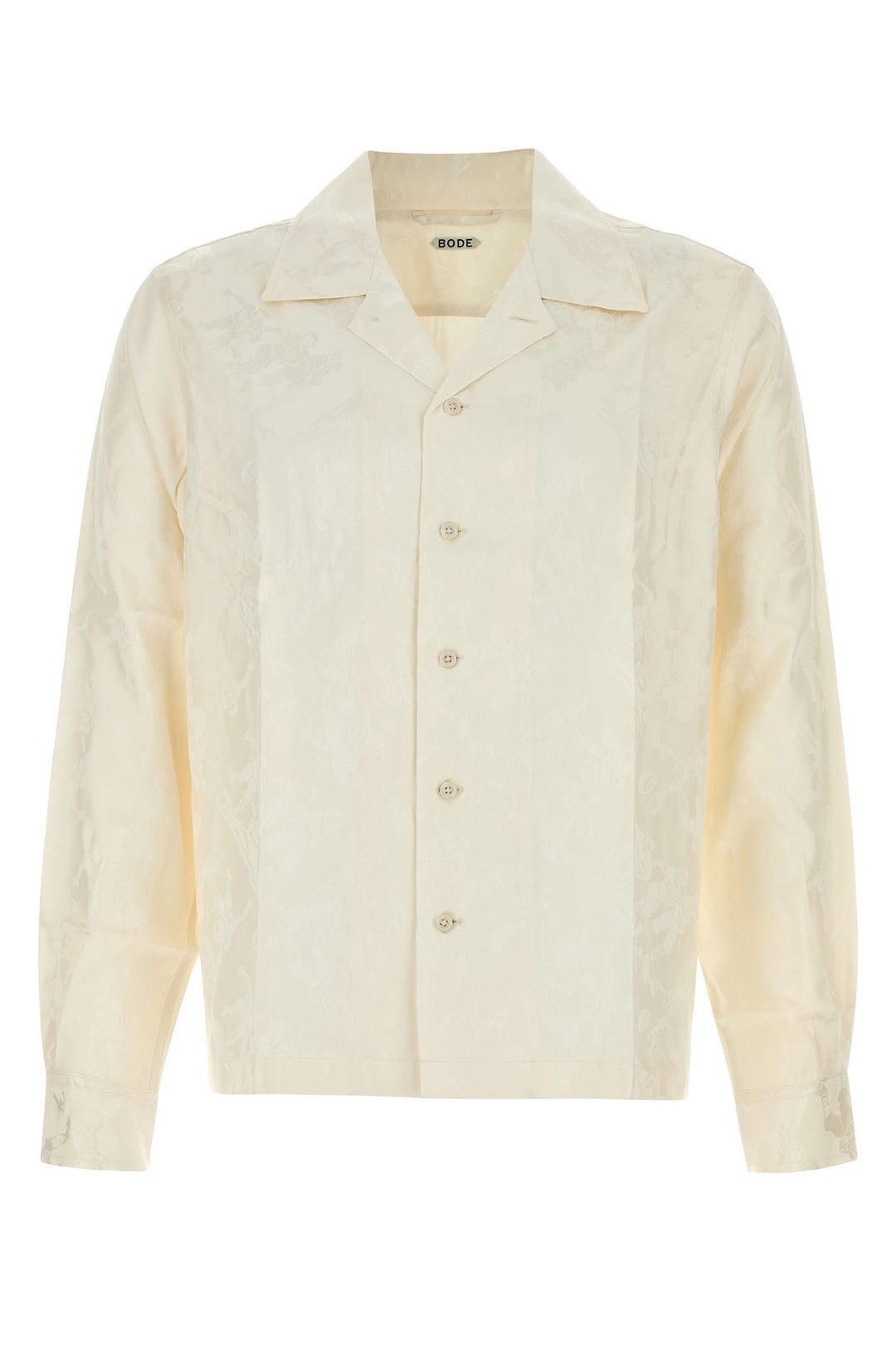 Cream jacquard Football shirt