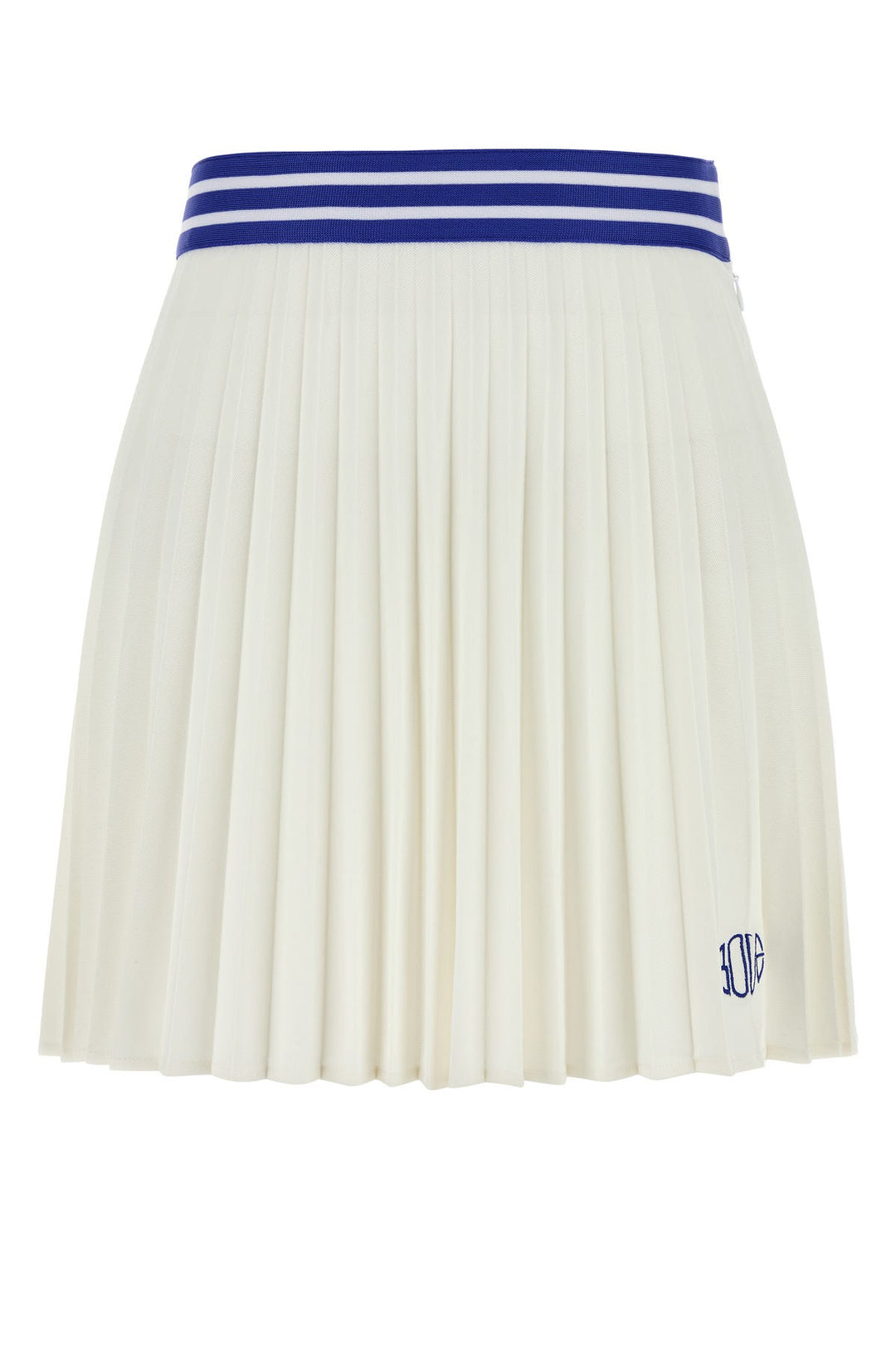 White piquet Court mini skirt