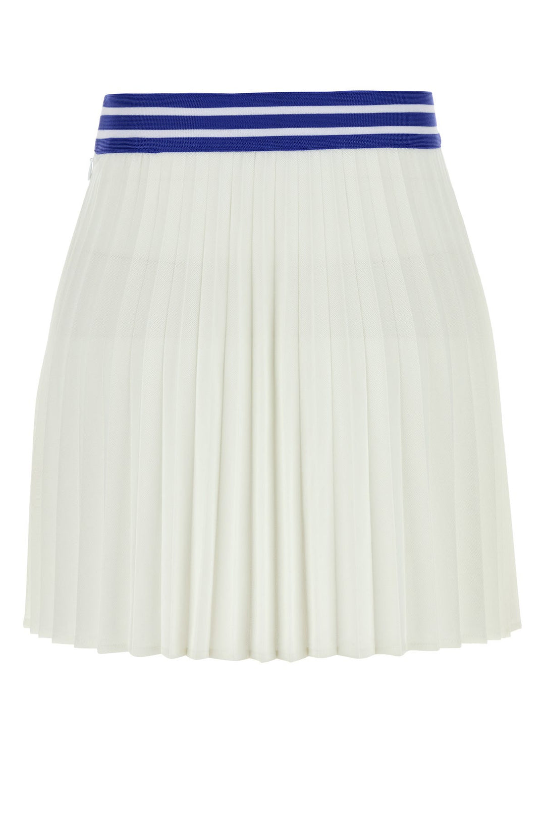 White piquet Court mini skirt