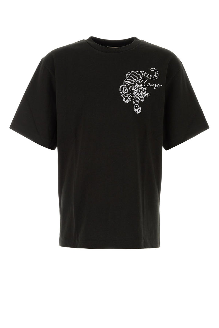 Black cotton oversize t-shirt