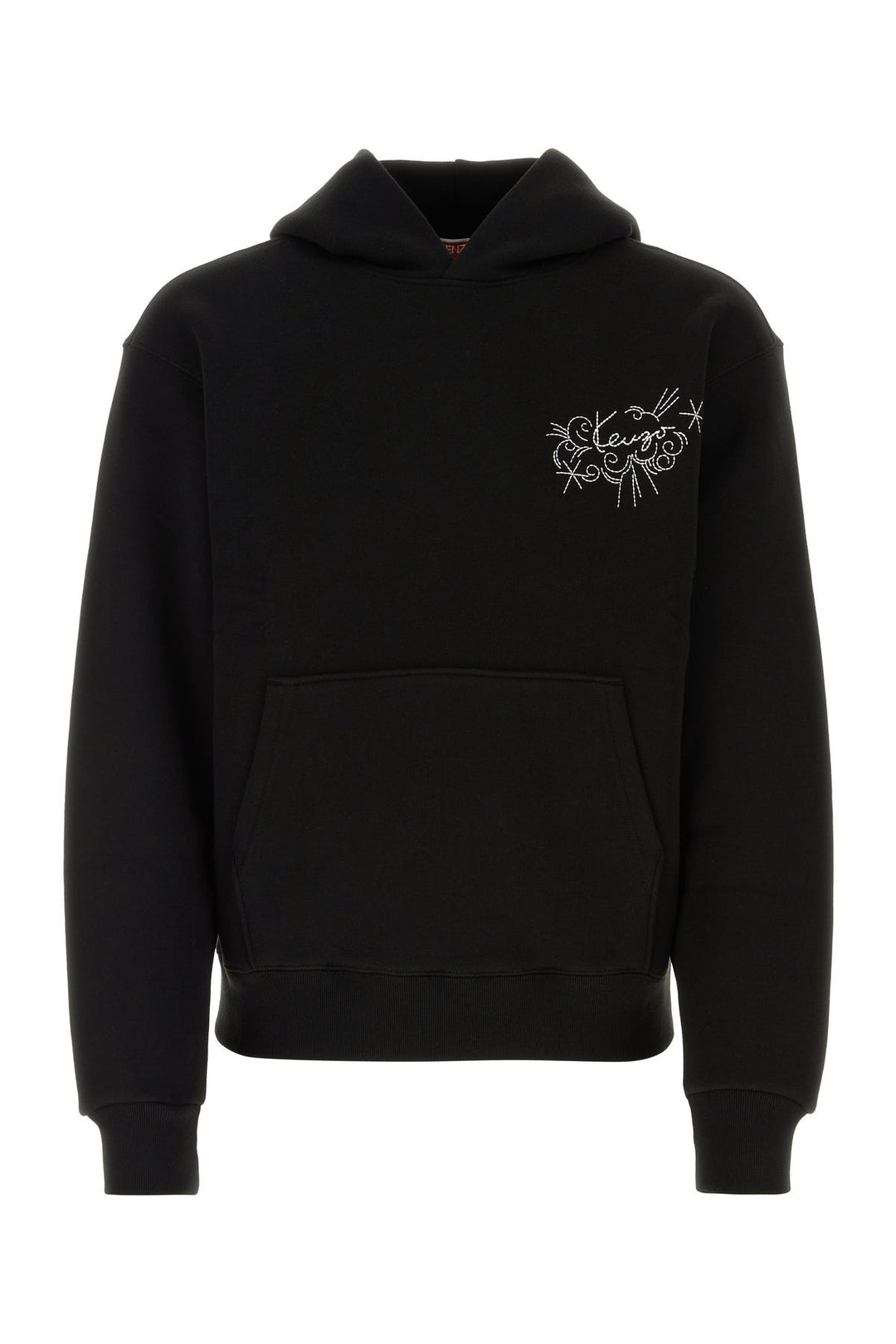 Black cotton sweatshirt