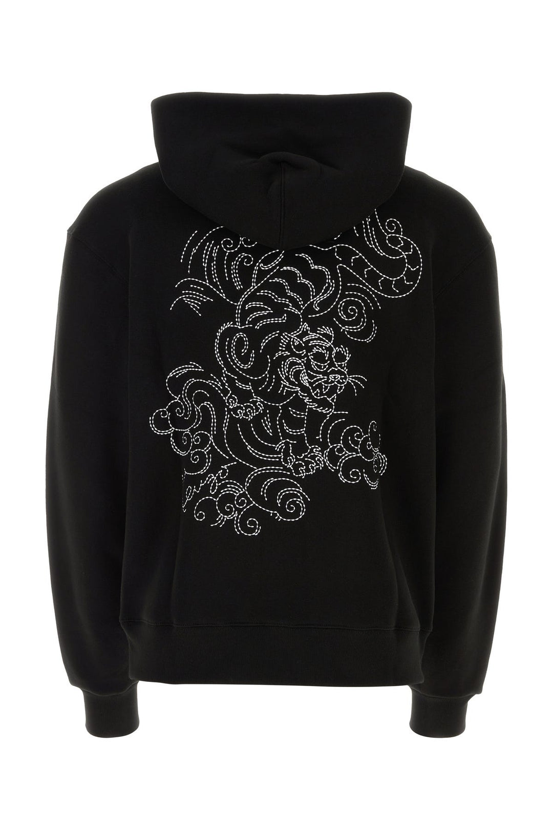 Black cotton sweatshirt