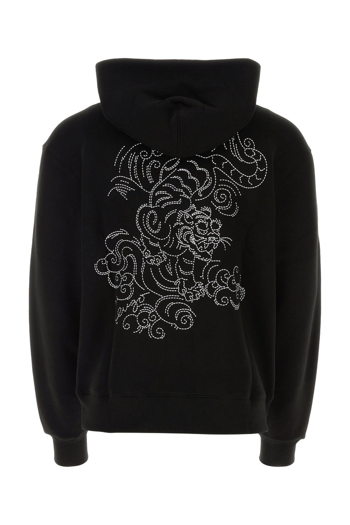 Black cotton sweatshirt
