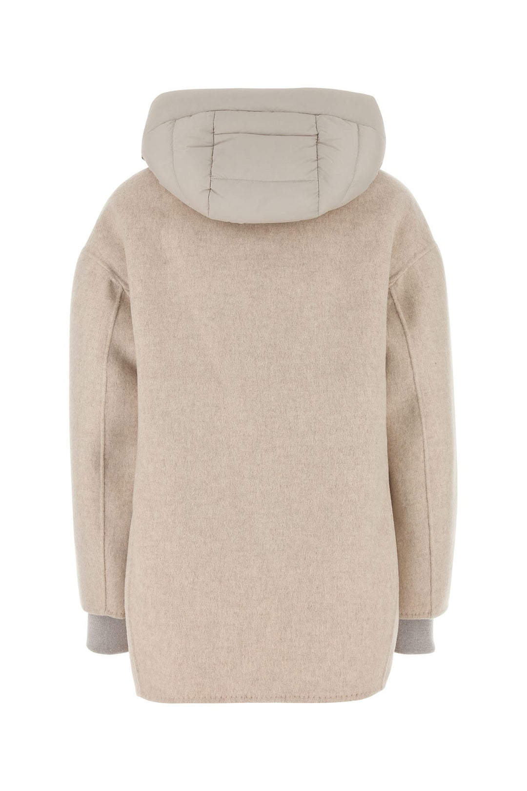 Sand nylon blend Natisha down jacket