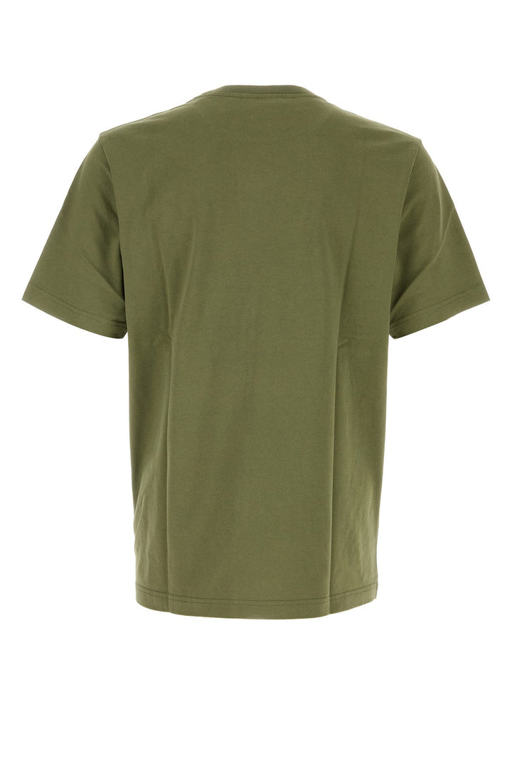 Army green cotton t-shirt