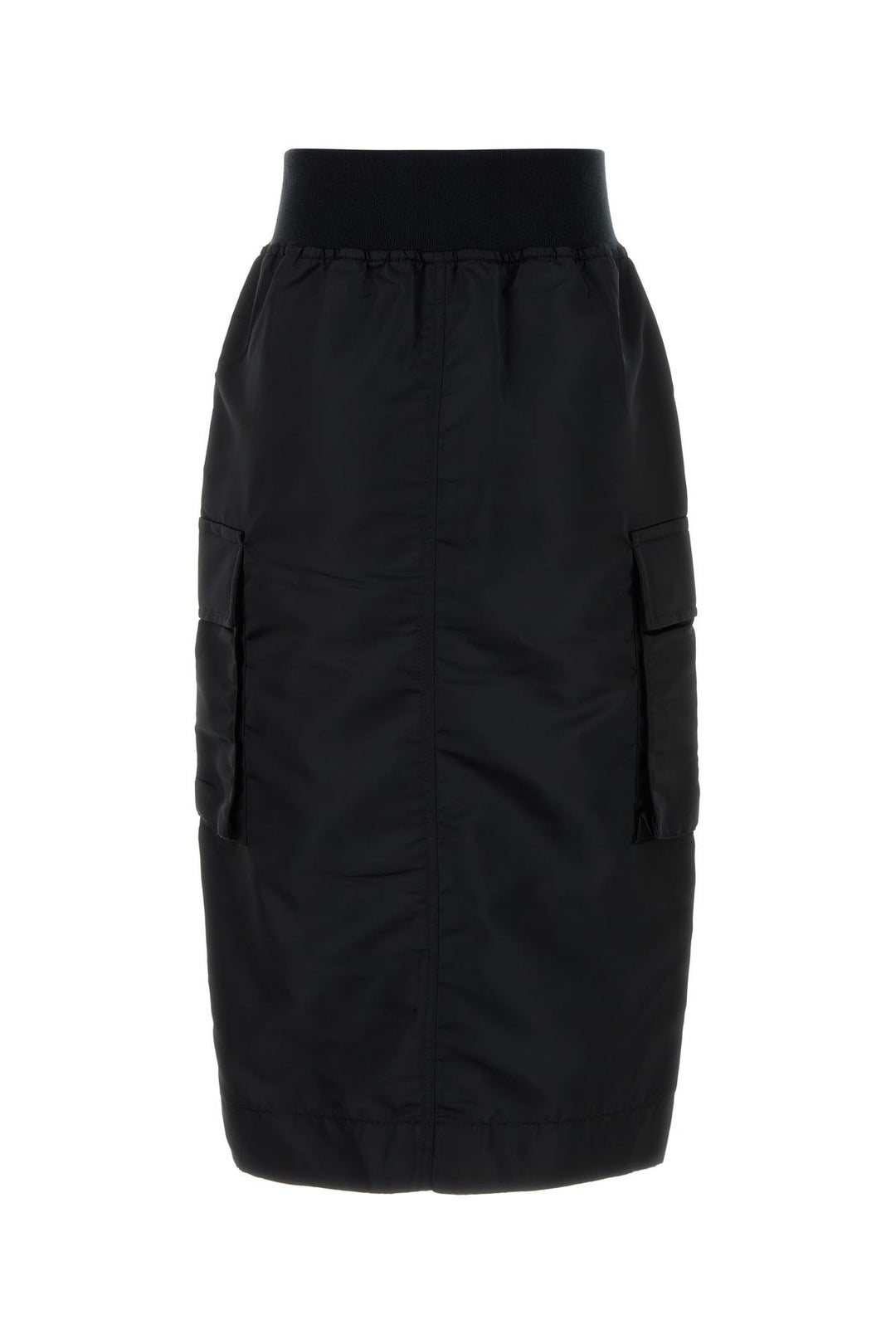 Black nylon skirt
