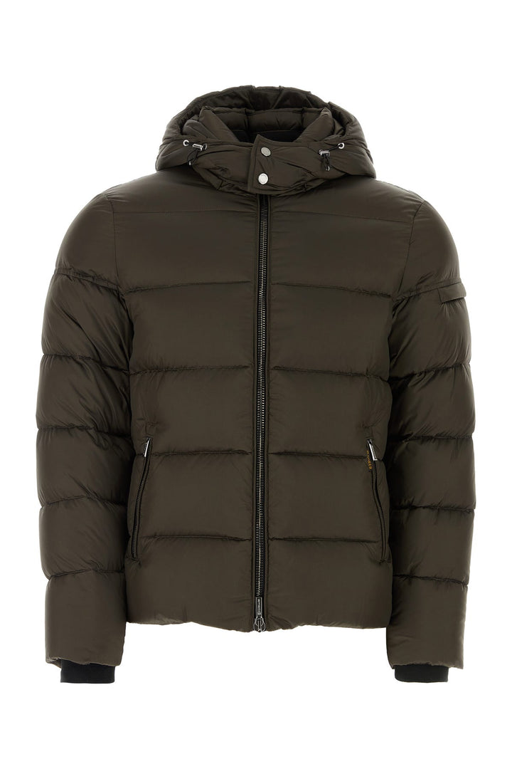 Brown nylon Brett down jacket