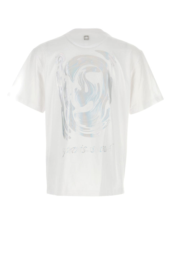 White cotton t-shirt