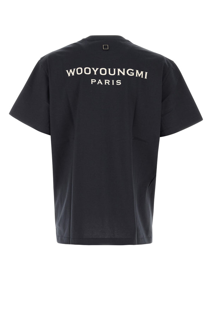 Midnight blue cotton oversize t-shirt