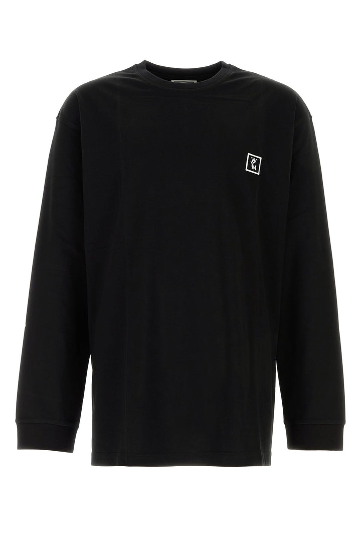 Black cotton t-shirt