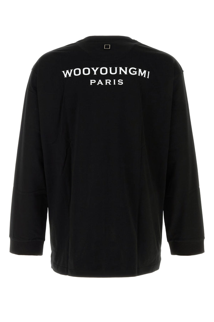 Black cotton t-shirt