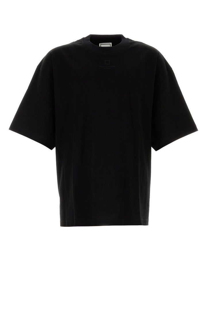 Black cotton oversize t-shirt