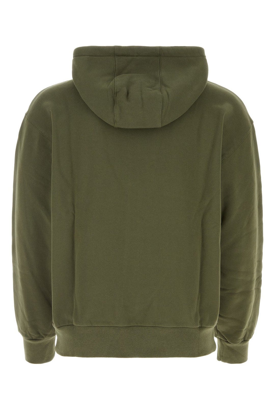 Army green cotton sweatshirt