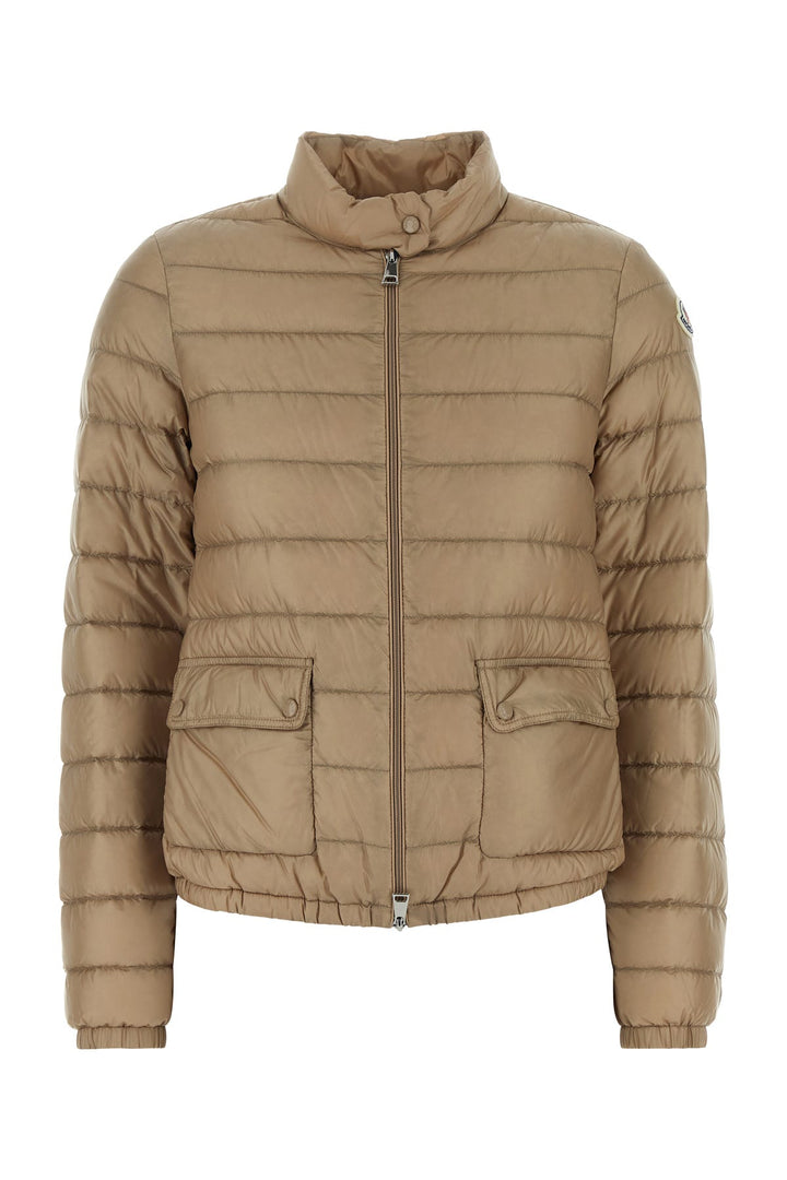 Beige nylon Lans down jacket
