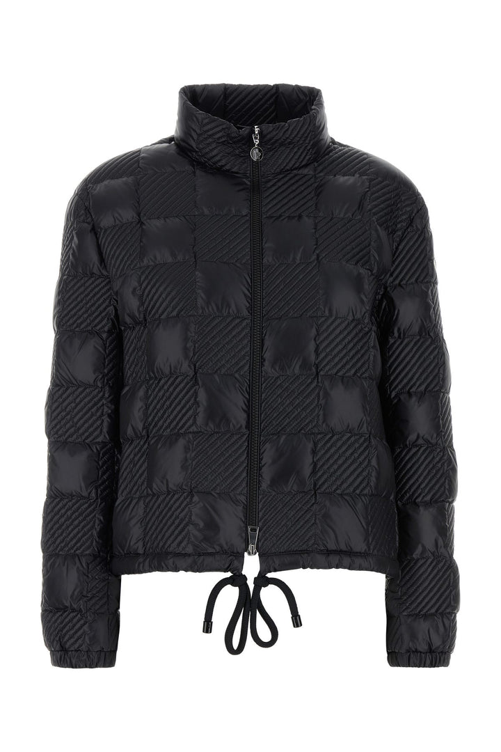 Black nylon Ancy down jacket