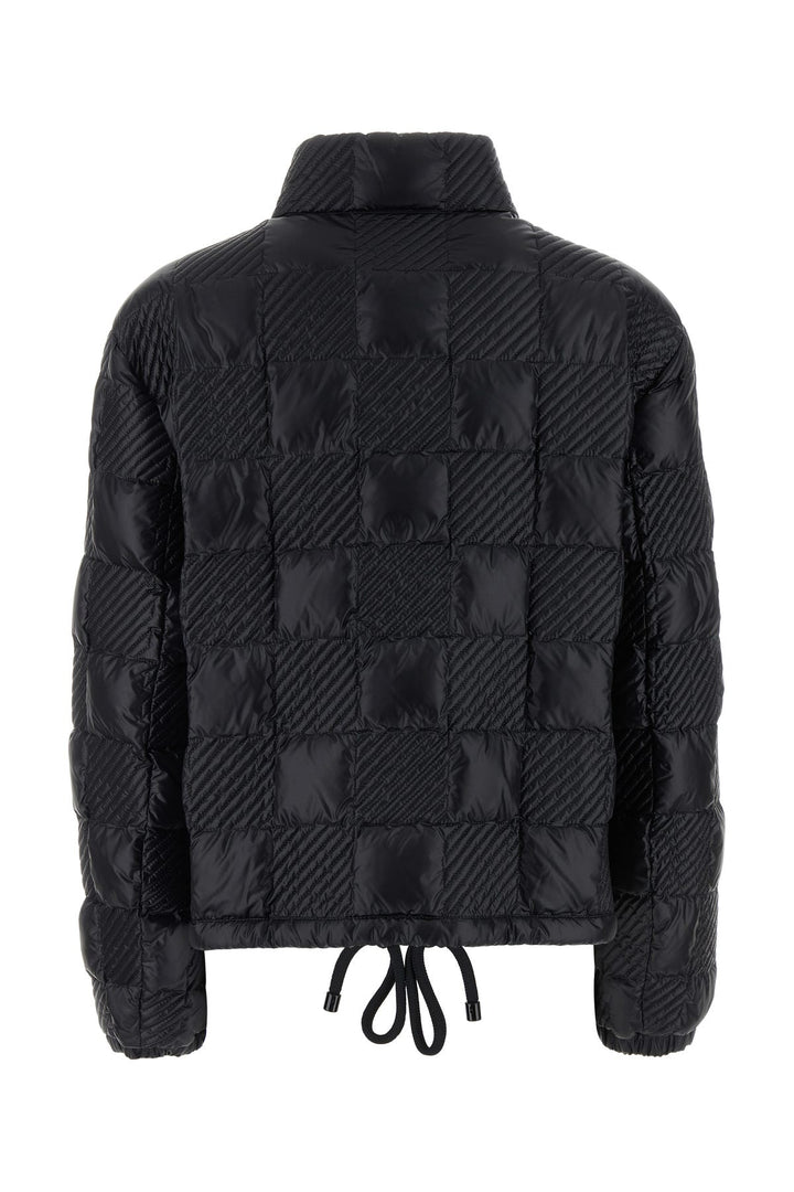 Black nylon Ancy down jacket