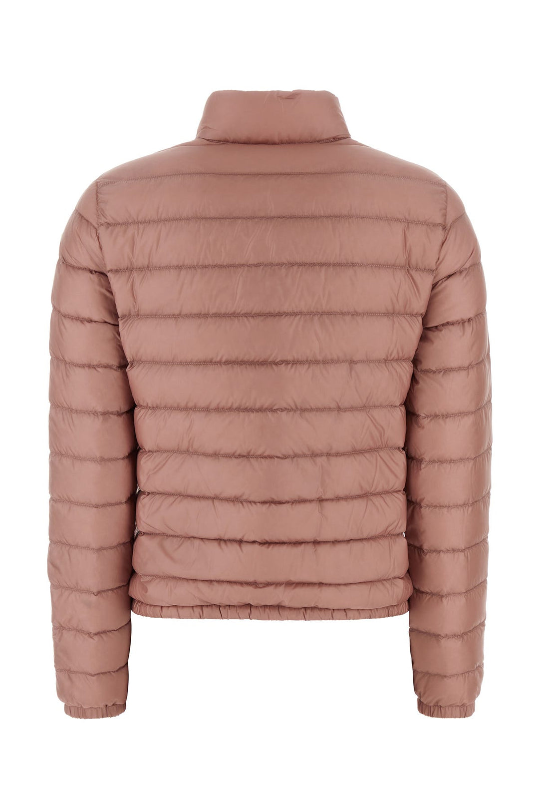 Antiqued pink nylon Lans down jacket