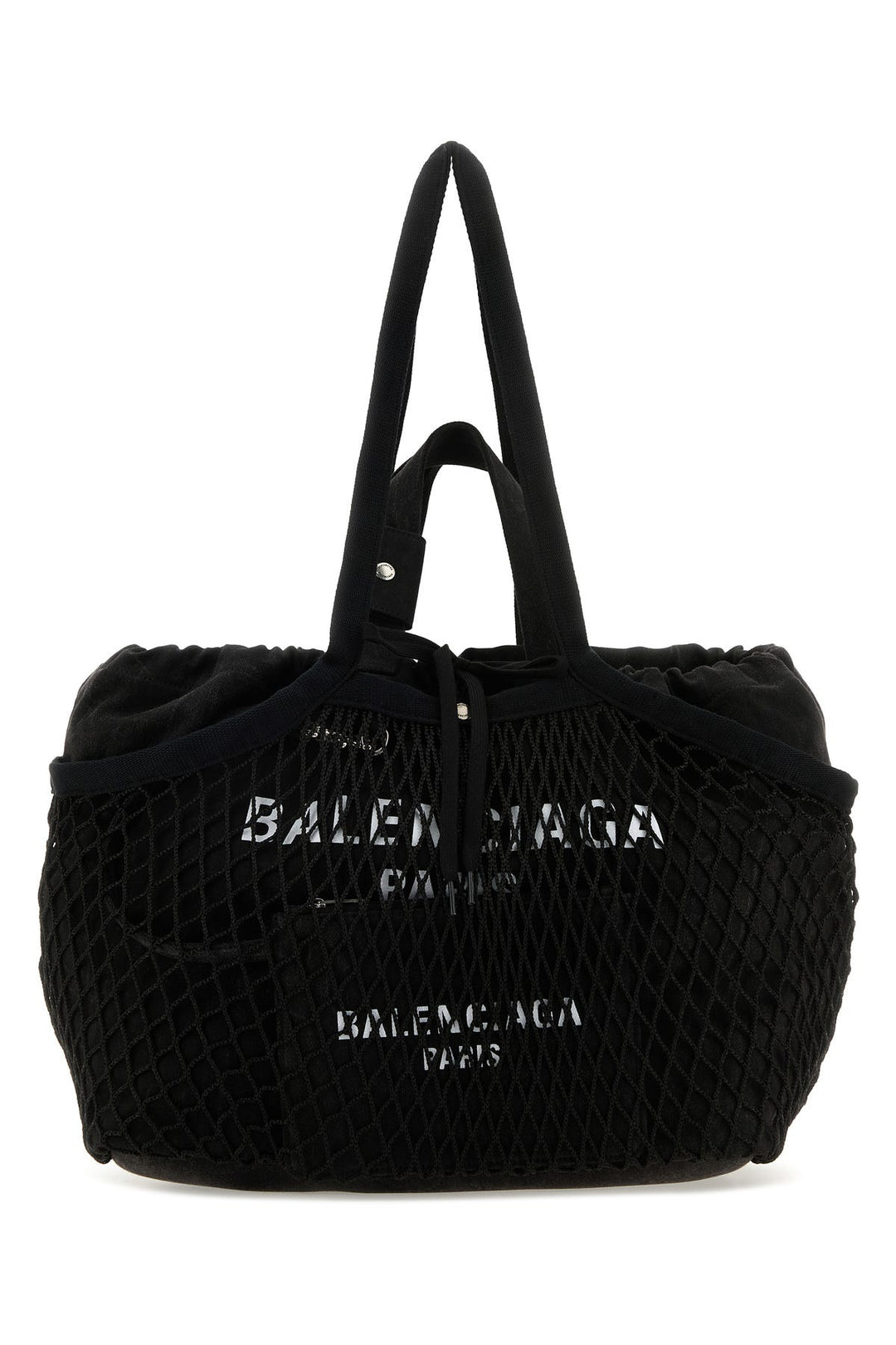 Black canvas and mesh medium 24/7 shopping bag