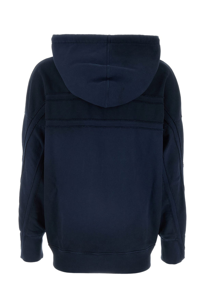 Blue cotton oversize sweatshirt
