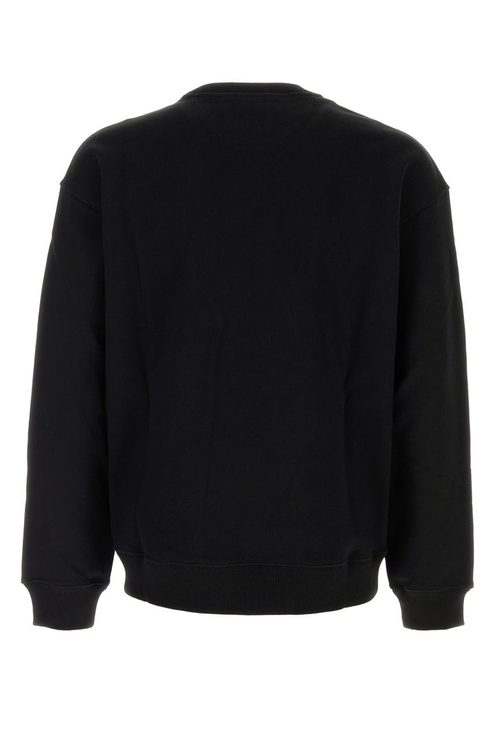 Black cotton sweatshirt