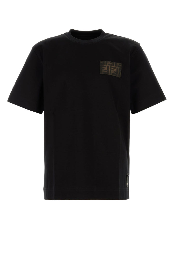 Black cotton t-shirt