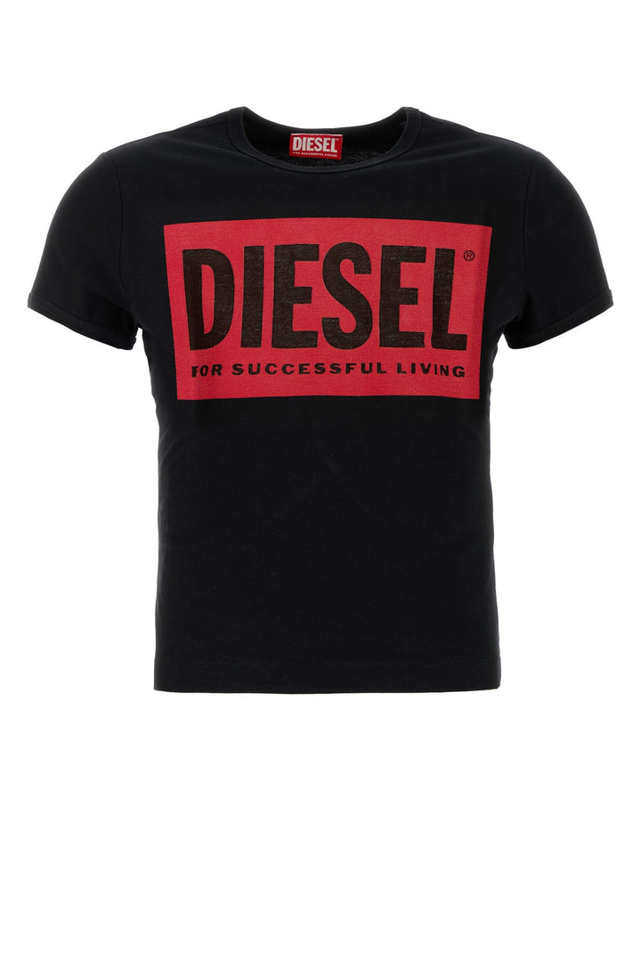 Black cotton t-shirt
