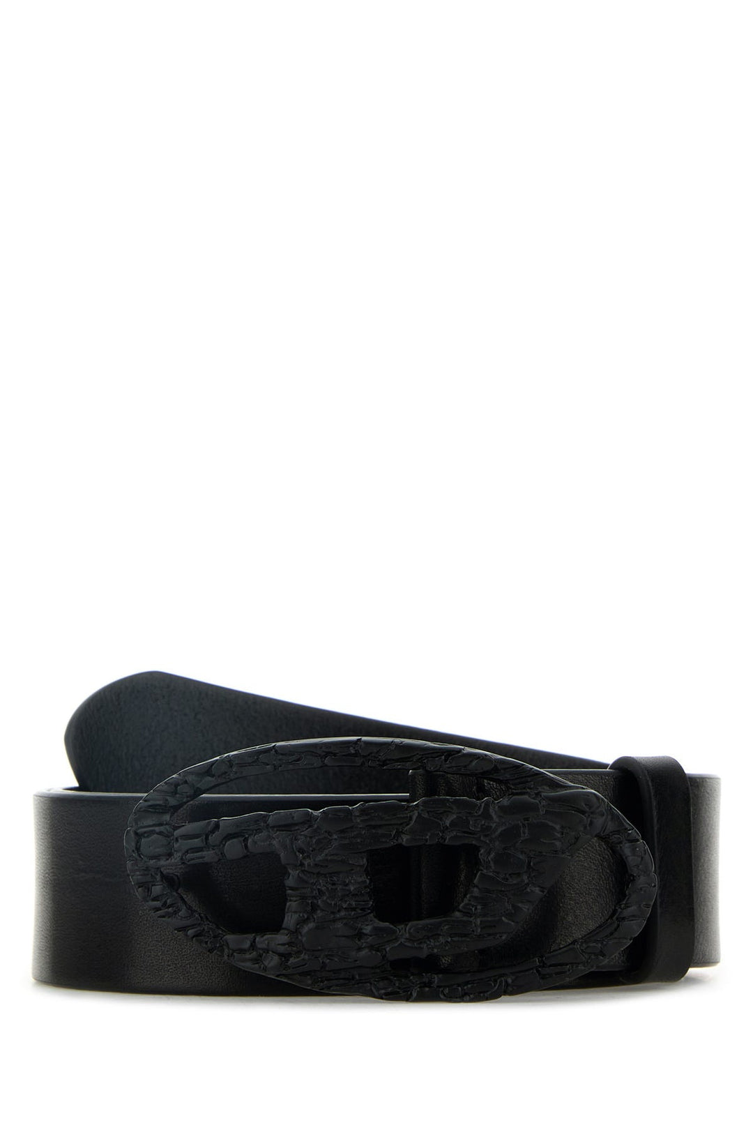 Black leather B-1dr belt