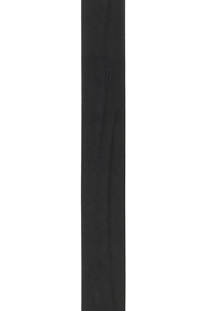 Black leather B-1dr belt