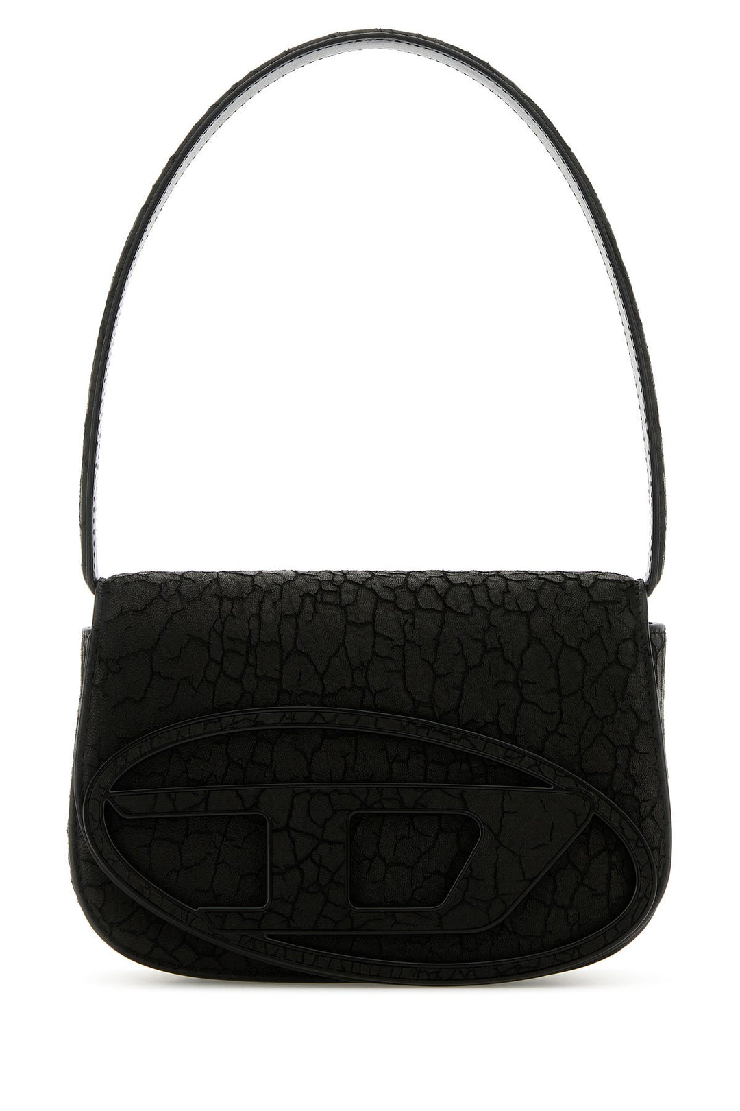Black leather 1DR shoulder bag