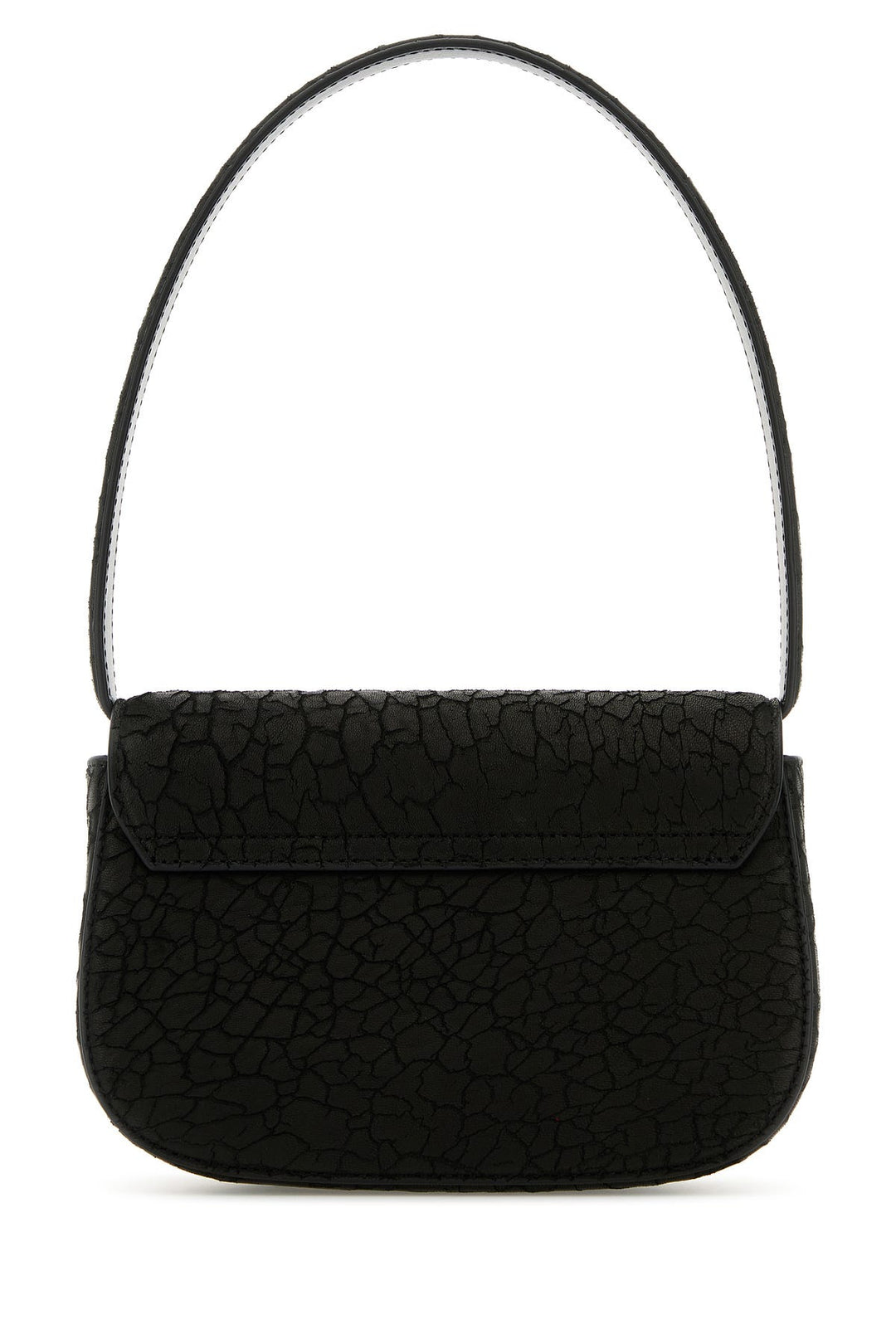 Black leather 1DR shoulder bag