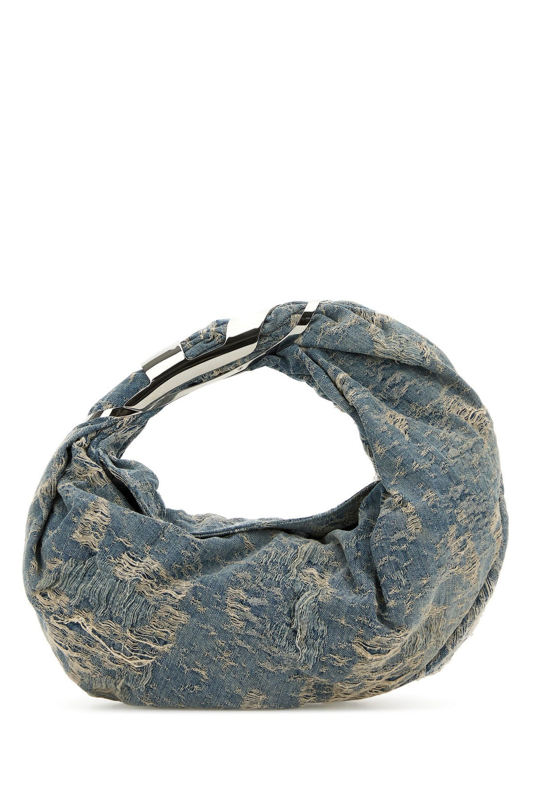 Denim Grab-D Hobo shopping bag