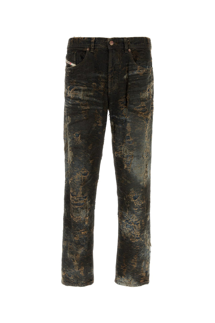 Dark blue denim jeans