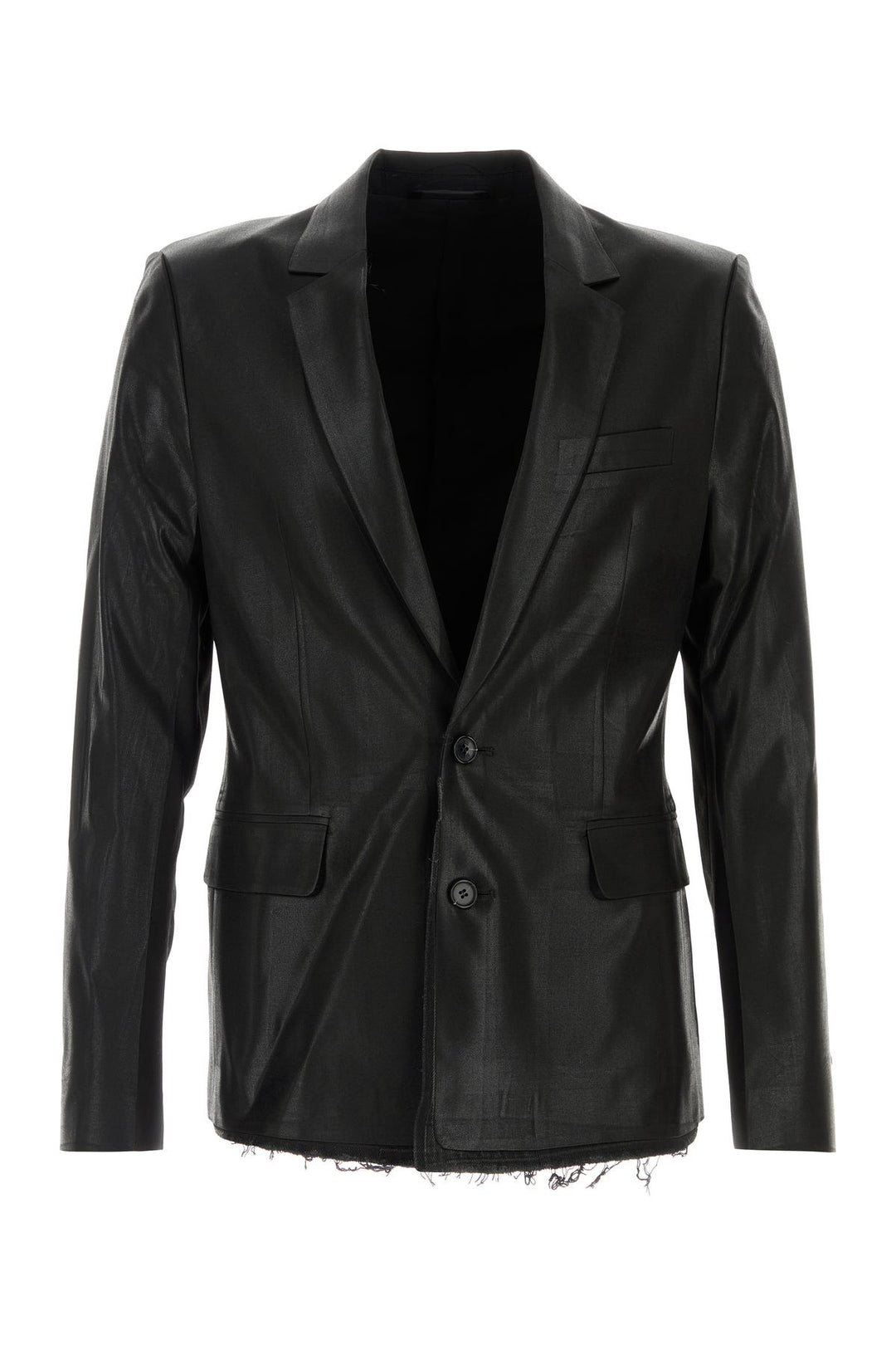 Black polyester blend J-Phoenix blazer