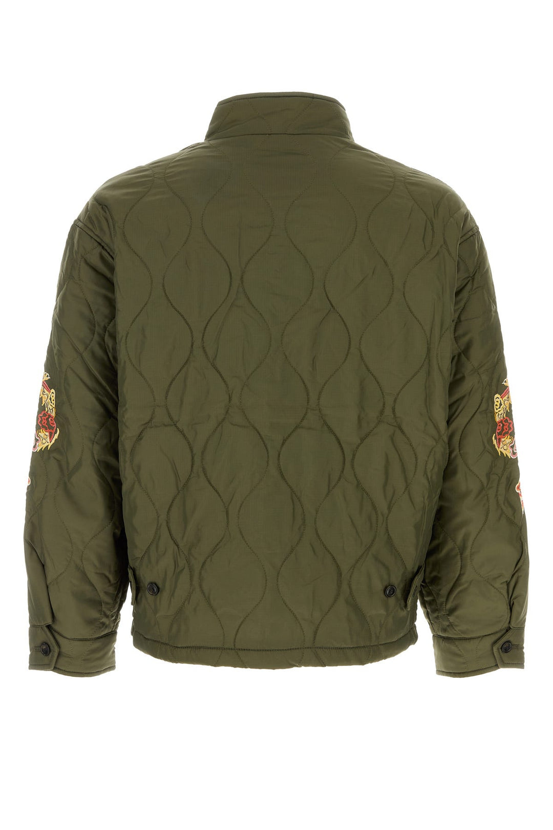 Army green nylon jacket