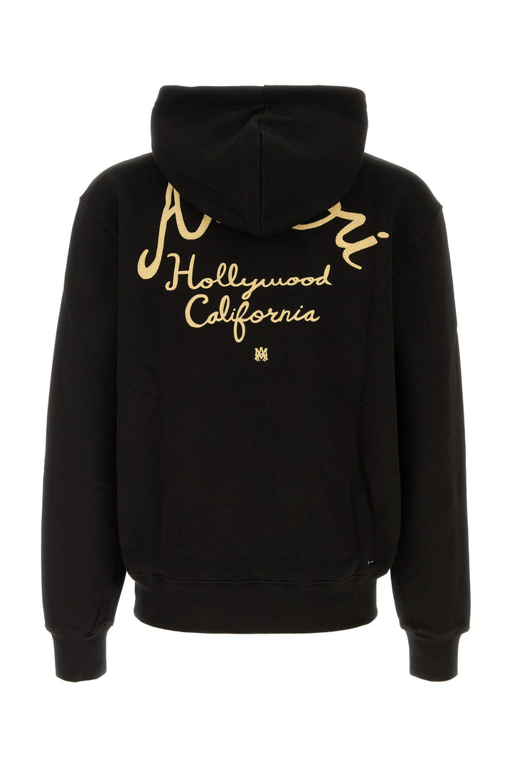 Black stretch cotton Hollywood Camp sweatshirt
